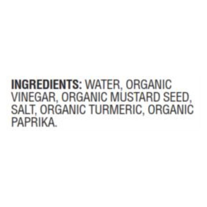 Woodstock Organic Yellow Mustard - Case Of 12 - 8 Oz.