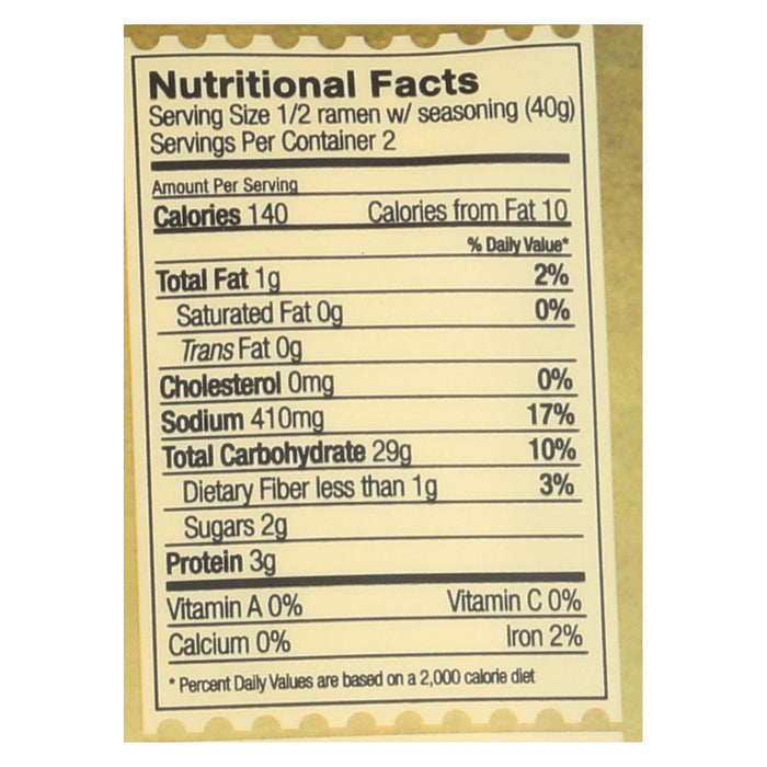 Lotus Foods Ramen - Organic - Jade Pearl Rice - With Miso Soup - 2.8 Oz - Case Of 10.