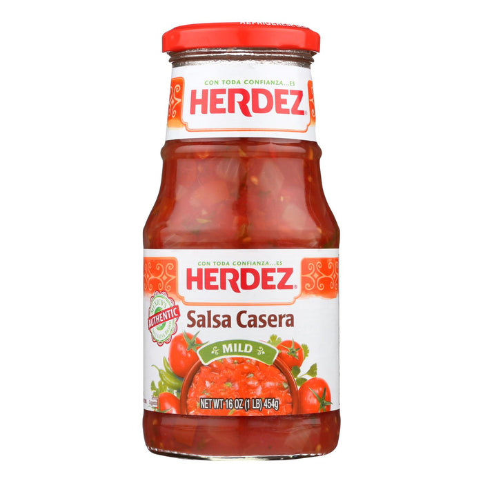 Herdez Salsa - Casera Medium - Case Of 12 - 16 Oz