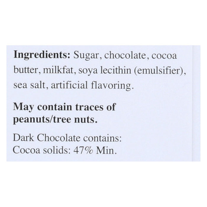 Lindt Chocolate Bar - Dark Chocolate - 47 Percent Cocoa - Excellence -Touch Of Sea Salt - 3.5 Oz Bars - Case Of 12