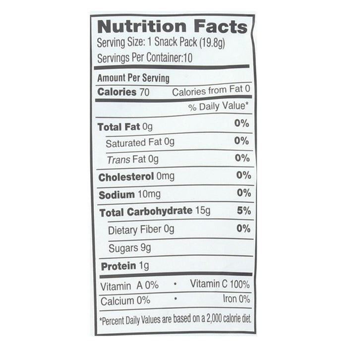 Yummy Earth Organics Gummy Bears - Organic - Snack Pack - .7 Oz - 10 Count - Case Of 12.
