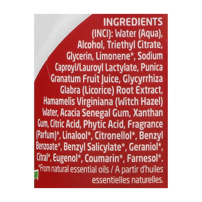 Weleda - Deodorant Roll On Pomegranate - 1 Each - 1.7 Fz.