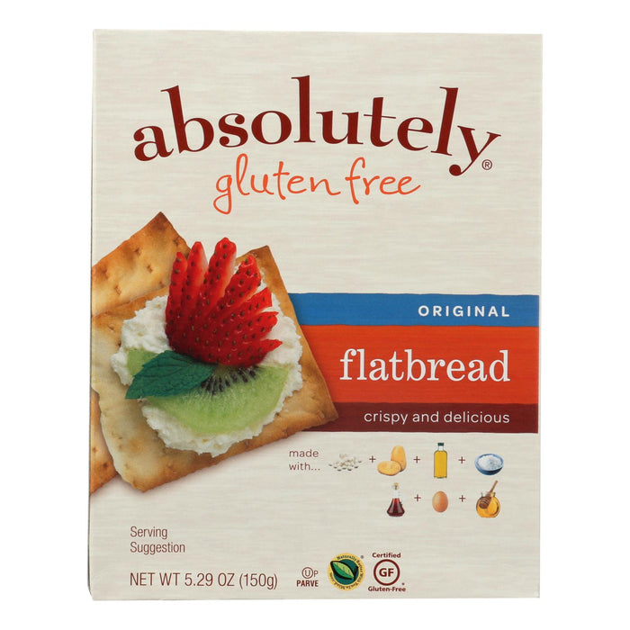 Absolutely Gluten Free - Flatbread - Original - Case Of 12 - 5.29 Oz