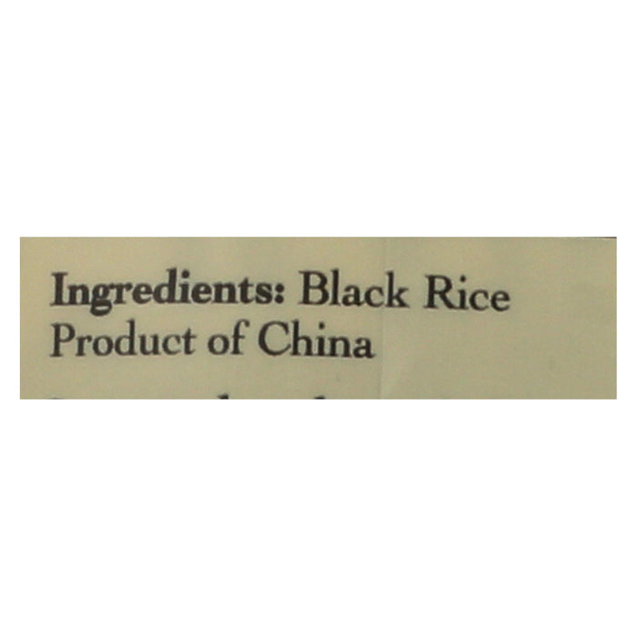 Lotus Foods Heirloom Forbidden Black Rice - Case Of 6 - 15 Oz