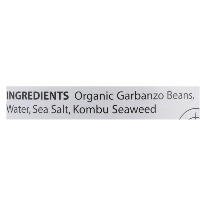 Eden Foods Organic Garbanzo Bean - Case Of 6 -108 Oz.