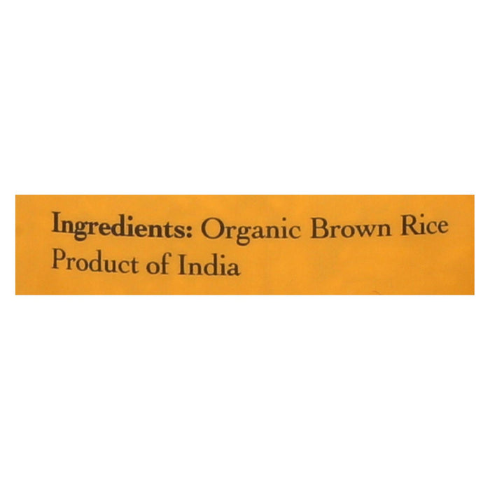 Lotus Foods Organic Rice - Brown Basmati - Case Of 6 - 30 Oz.