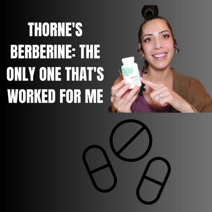 Thorne Berberine 1000 mg per Serving - 60 Capsules, 30 Servings