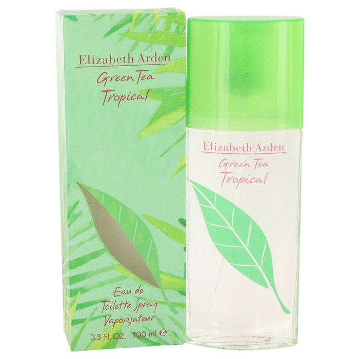 Green Tea Tropical by Elizabeth Arden Eau De Toilette Spray 3.3 oz for Women.