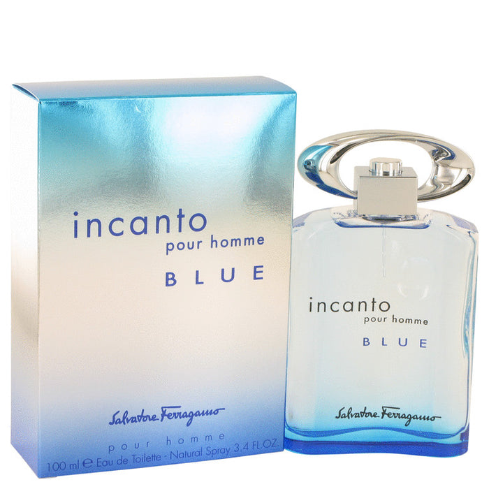 Incanto Blue by Salvatore Ferragamo Eau De Toilette Spray 3.4 oz for Men.