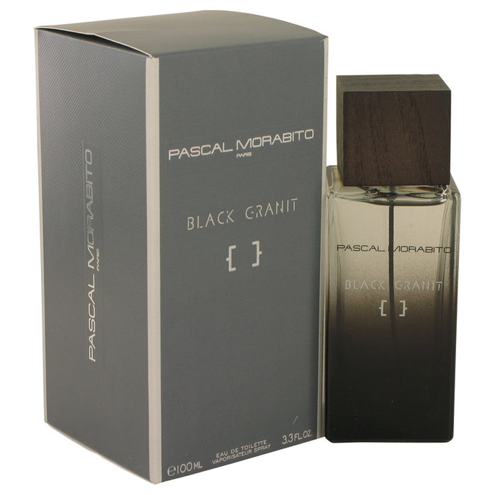 Black Granit by Pascal Morabito Eau De Toilette Spray 3.3 oz for Men.