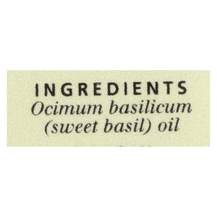 Aura Cacia - Pure Essential Oil Sweet Basil - 0.5 Fl Oz.