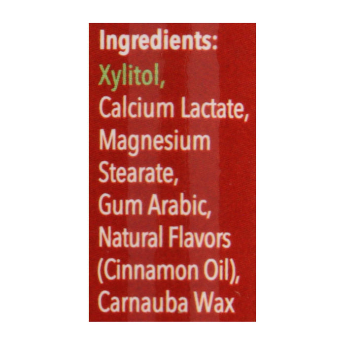 Spry Xylitol Gems - Cinnamon - Case Of 6 - 45 Count.