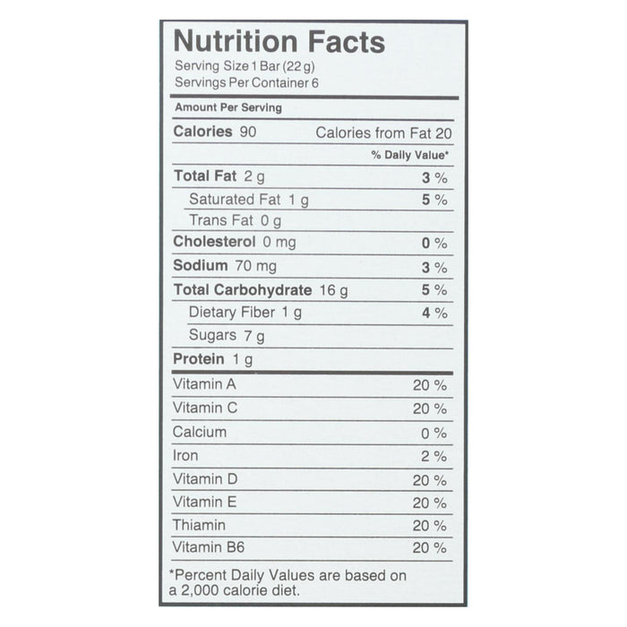 Made Good Crispy Squares - Vanilla - Case Of 6 - 4.68 Oz