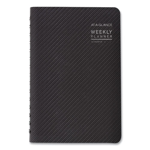 Contemporary Weekly/monthly Planner, Open-block Format, 8.5 X 5.5,Graphite Cover, 12-month (jan To Dec): 2025