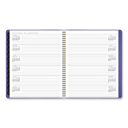 Contemporary Monthly Planner, 11.38 X 9.63, Purple Cover, 12-month (jan To Dec): 2025.