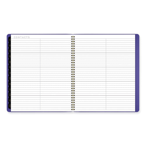 Contemporary Monthly Planner, 11.38 X 9.63, Purple Cover, 12-month (jan To Dec): 2025.