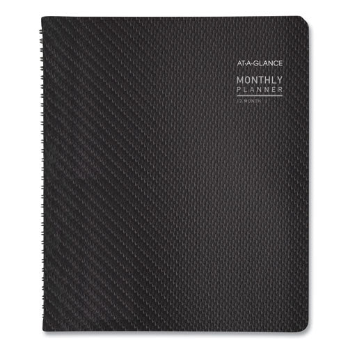 Contemporary Monthly Planner, Premium Paper, 11 X 9, Graphite Cover, 12-month (jan To Dec): 2025.