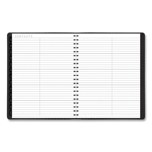 Contemporary Weekly/monthly Planner, Vertical-column Format, 11 X 8.25, Graphite Cover, 12-month (jan To Dec): 2025.