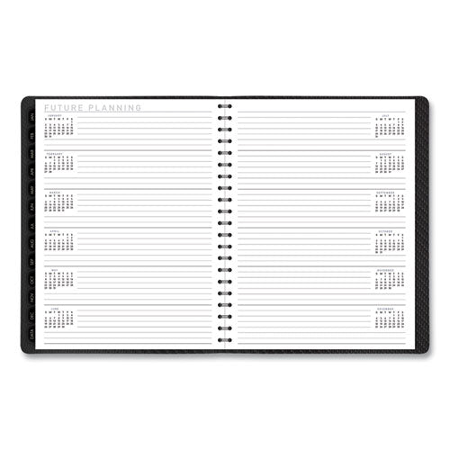 Contemporary Weekly/monthly Planner, Vertical-column Format, 11 X 8.25, Graphite Cover, 12-month (jan To Dec): 2025.