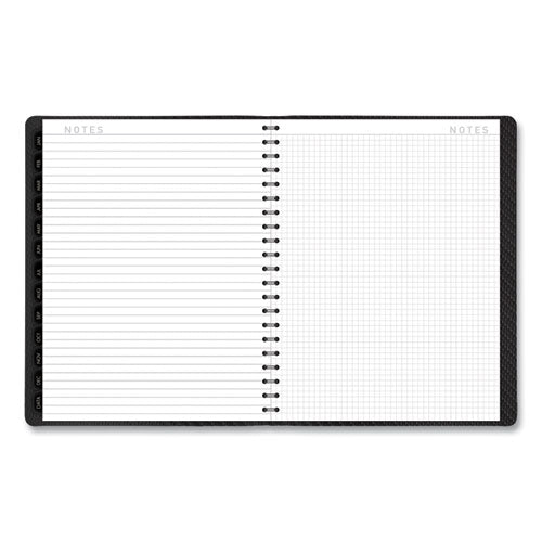 Contemporary Weekly/monthly Planner, Vertical-column Format, 11 X 8.25, Graphite Cover, 12-month (jan To Dec): 2025.