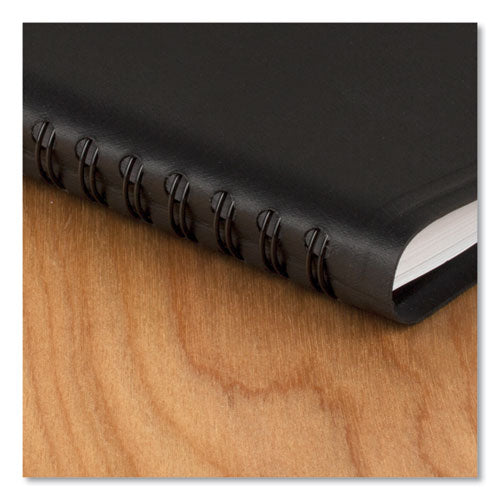 Weekly Appointment Book, 11 X 8.25, Black Cover,14-month (july To Aug): 2024 To 2025