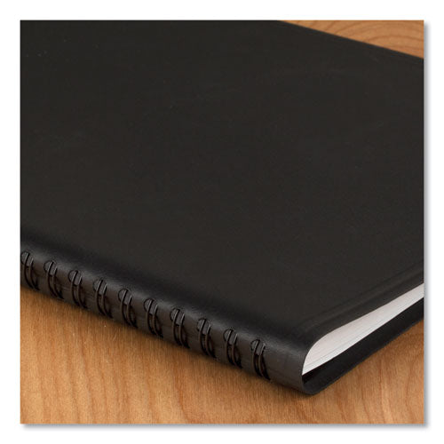 Quicknotes Weekly Vertical-column Format Appointment Book, 11 X 8.25, Black Cover, 12-month (jan To Dec): 2025.