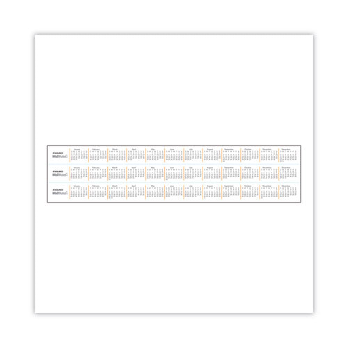 Wallmates Self-adhesive Dry Erase Weekly Planning Surfaces, 18 X 24, White/gray/orange Sheets, Undated.