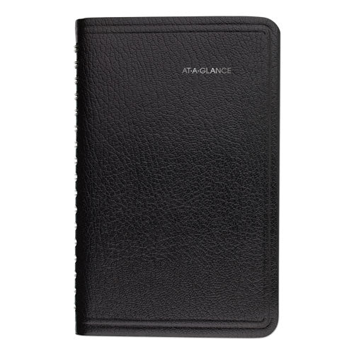 Dayminder Weekly Pocket Appointment Book With Telephone/address Section, 6 X 3.5, Black Cover, 12-month (jan To Dec): 2025.