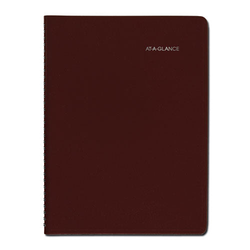 Dayminder Weekly Appointment Book,Vertical-column Format, 11 X 8, Burgundy Cover, 12-month (jan To Dec): 2025