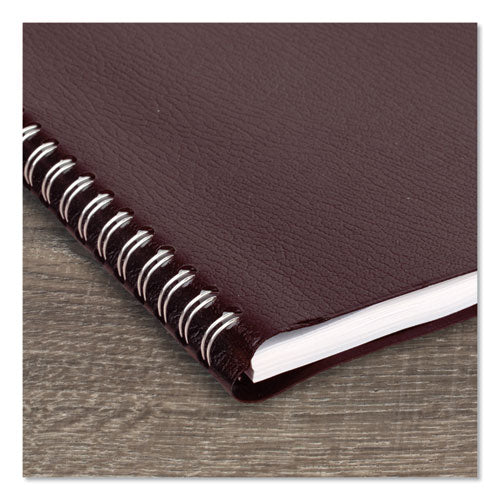 Dayminder Weekly Appointment Book,Vertical-column Format, 11 X 8, Burgundy Cover, 12-month (jan To Dec): 2025