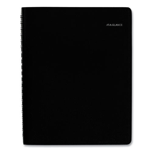 Dayminder Four-person Group Daily Appointment Book, 11 X 8, Black Cover, 12-month (jan To Dec): 2025.