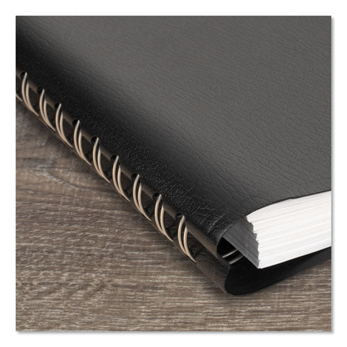 Dayminder Four-person Group Daily Appointment Book, 11 X 8, Black Cover, 12-month (jan To Dec): 2025.