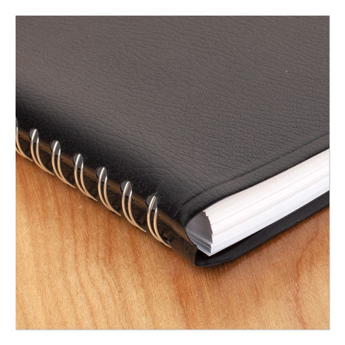 Dayminder Daily Appointment Book, 8 X 5, Black Cover, 12-month (jan To Dec): 2025.