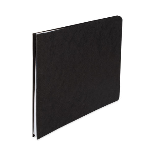 Presstex Report Cover With Tyvek Reinforced Hinge, Top Bound,Two-piece Prong Fastener, 2" Capacity, 8.5 X 11, Black/black