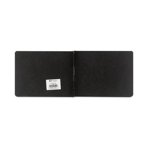 Presstex Report Cover With Tyvek Reinforced Hinge, Top Bound,Two-piece Prong Fastener, 2" Capacity, 8.5 X 11, Black/black