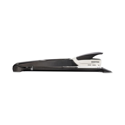 Long Reach Stapler, 25-sheet Capacity, 12" Throat, Black/silver.