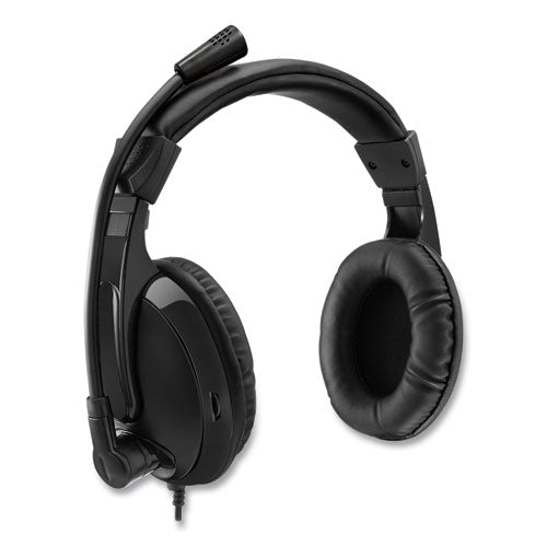 Xtream H5 Binaural Over The Head Multimedia Headset With Mic, Black.