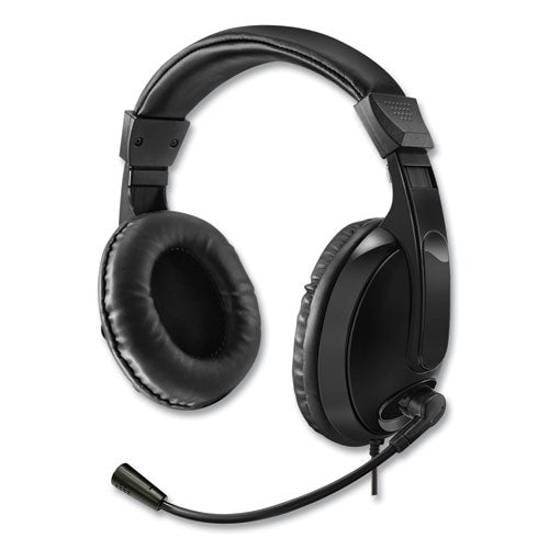 Xtream H5 Binaural Over The Head Multimedia Headset With Mic, Black.