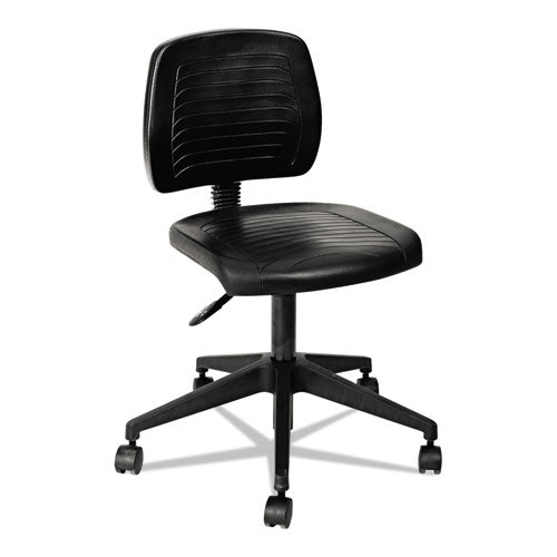 Alera Wl Series Workbench Stool, Supports Up To 250 Lb, 17.25" To 25" Seat Height, Black.