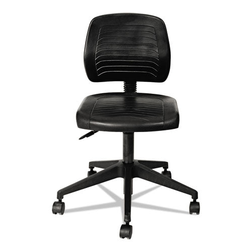 Alera Wl Series Workbench Stool, Supports Up To 250 Lb, 17.25" To 25" Seat Height, Black.