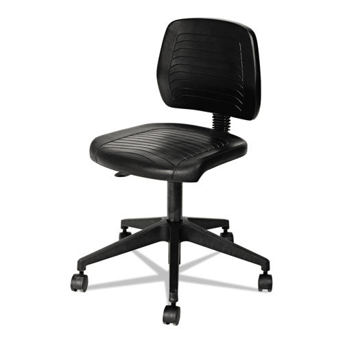 Alera Wl Series Workbench Stool, Supports Up To 250 Lb, 17.25" To 25" Seat Height, Black.