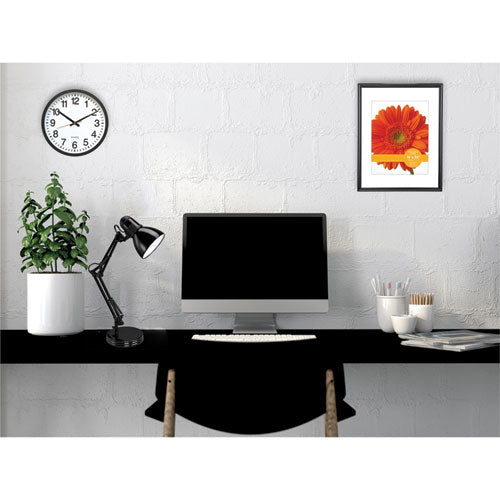 Architect Desk Lamp, Adjustable Arm, 6.75w X 11.5d X 22h, Black.