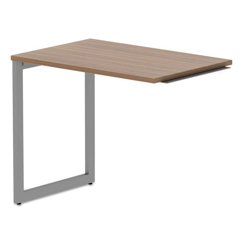 Alera Open Office Series O-leg Return Base, Fully Adjustable, 36 To 70.78w X 23.38d X 28.5h, Silver.