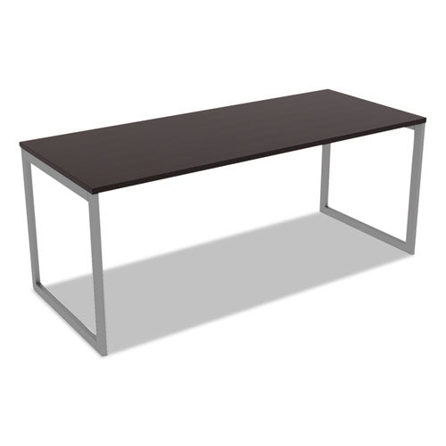 Alera Open Office Desk Series Adjustable O-leg Desk Base, 47.25 To 70.78w X 29.5d X 28.5h, Silver.