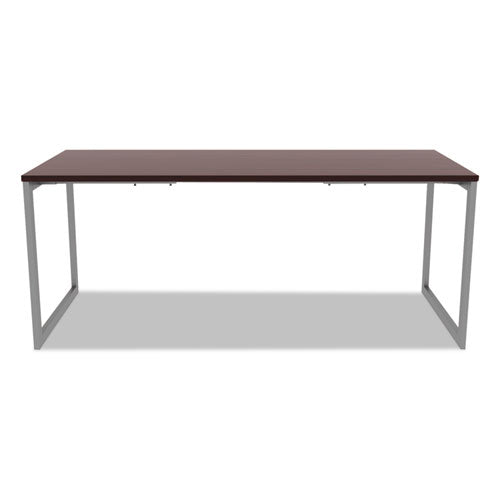 Alera Open Office Desk Series Adjustable O-leg Desk Base, 47.25 To 70.78w X 29.5d X 28.5h, Silver.