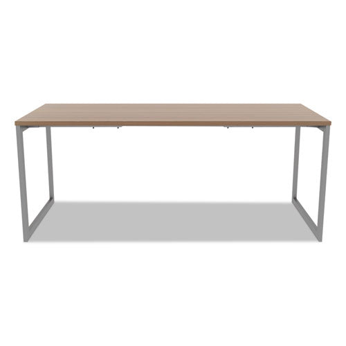 Alera Open Office Desk Series Adjustable O-leg Desk Base, 47.25 To 70.78w X 29.5d X 28.5h, Silver.