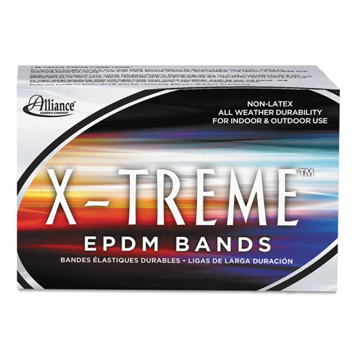 X-treme Rubber Bands, Size 117b, 0.08" Gauge, Black, 1 Lb Box, 200/box.