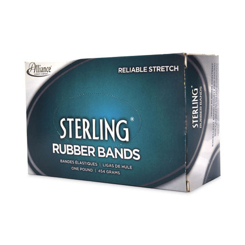 Sterling Rubber Bands, Size 19, 0.03" Gauge, Crepe, 1 Lb Box, 1,700/box.