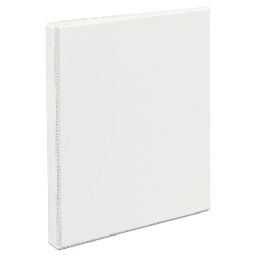 Heavy-duty Non Stick View Binder With Durahinge And Slant Rings, 3 Rings,0.5" Capacity, 11 X 8.5, White, (5234)