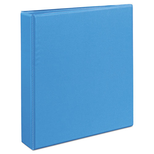 Heavy-duty Non Stick View Binder With Durahinge And Slant Rings, 3 Rings, 1.5" Capacity, 11 X 8.5, Light Blue, (5401).